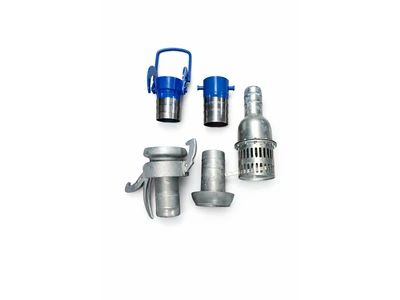 Fekály-koncovky hadic bílé