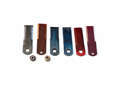 kombajny-nože drtiče bílé